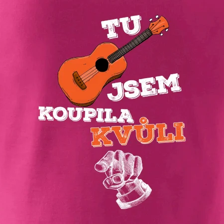 Tu kytaru jsem koupila kvůli tobě