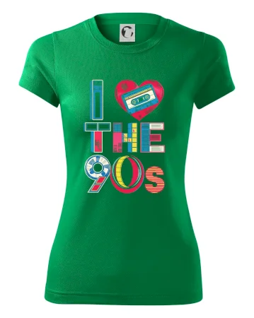 I love 90s - srdce a kazeta