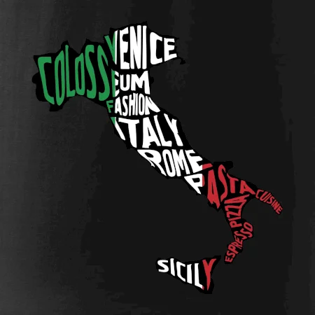Mapy - názvy měst - Italie