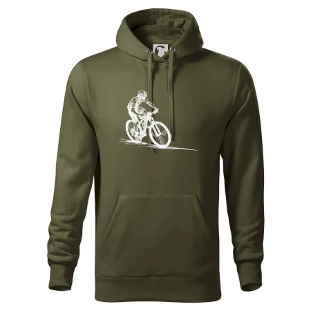 MTB kreslený cyklista