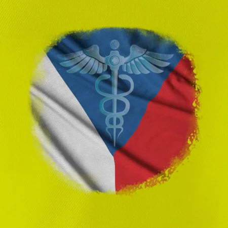Hrdinové zdravotnictví - Česká vlajka (Pecka design)