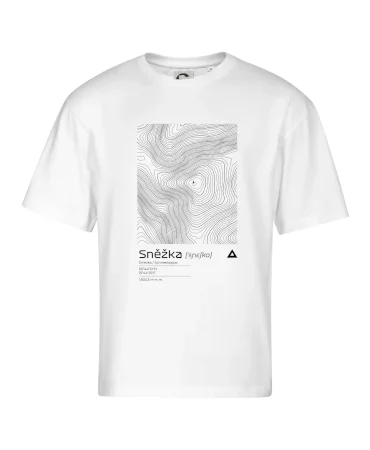 Sněžka - vrstevnice v obdélníku