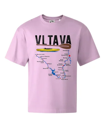 Mapa řeky Vltavy