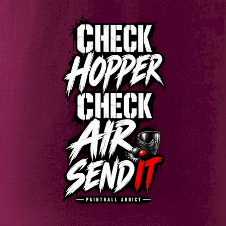 Kontrola zásobníku check hopper air paintball