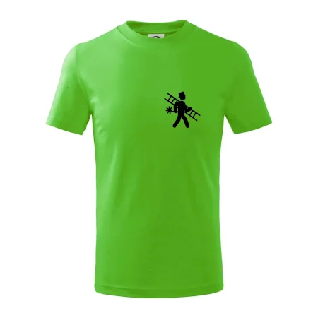 Kominík logo + nápis na zádech