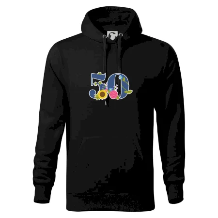 Květinové číslo kreslené - 50