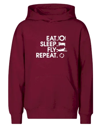 Eat sleep fly repeat