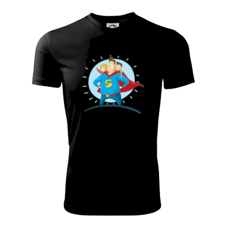 Táta superman - holka a kluk