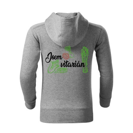 Jsem vitarián - nápis