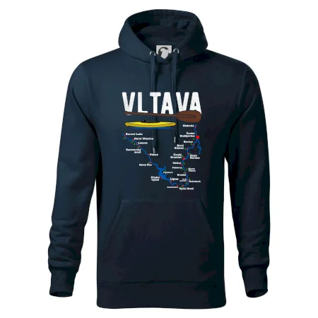 Mapa řeky Vltavy