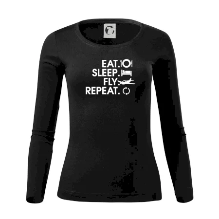 Eat sleep fly repeat