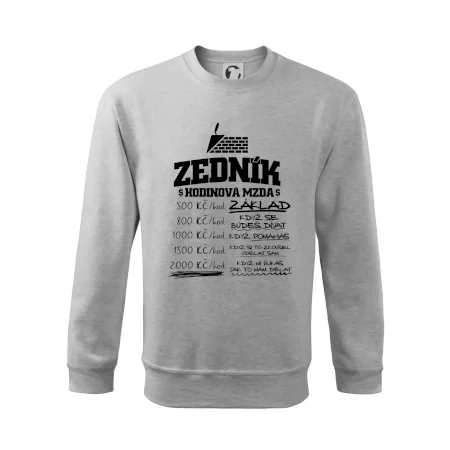 Hodinová mzda zedník