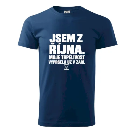Jsem z října trpělivost vypršela v září