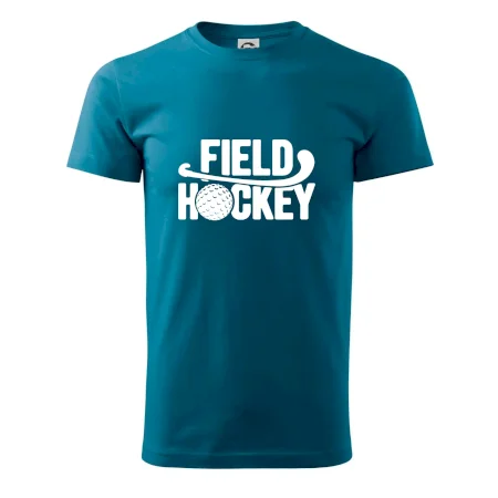Field hockey míček a nápis