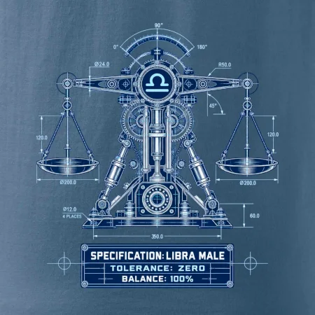 Váhy Engineering of Libra technický motiv