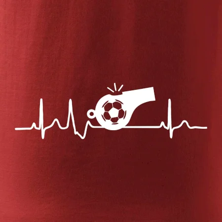 EKG fotbal rozhodčí a píšťalka