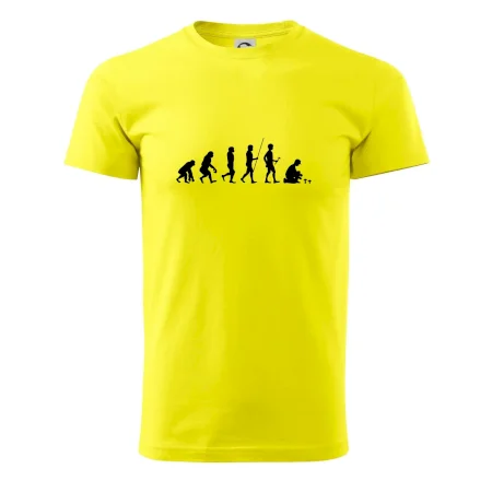 Evoluce houbař muž