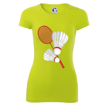 Badminton - pálka a košík