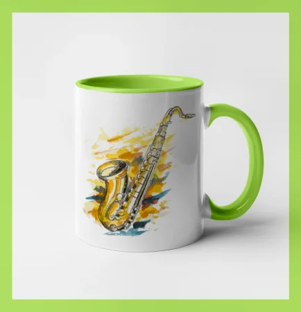 Saxofon malovaný