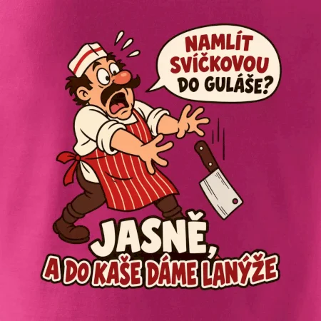 Svíčková do guláše a lanýže do kaše
