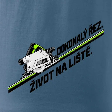 Dokonalý řez život na vodicí liště