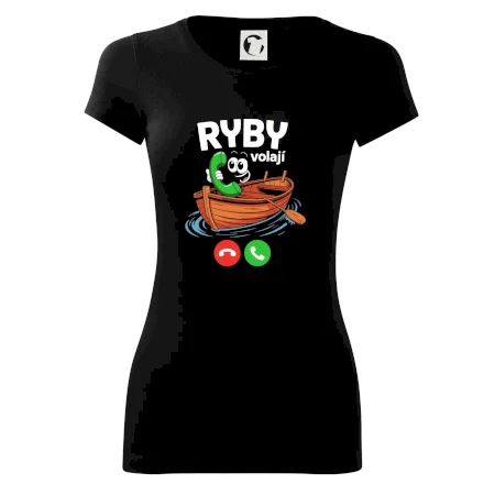 Karikatura ryby volají