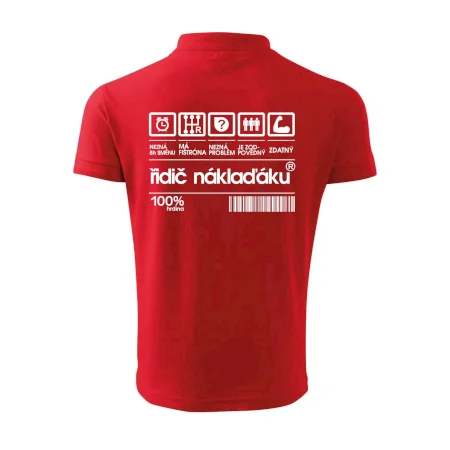 Čárový kód řidič náklaďáku