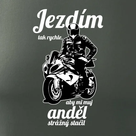 Silniční motorka - jezdím tak rychle, aby mi můj anděl strážný stačil