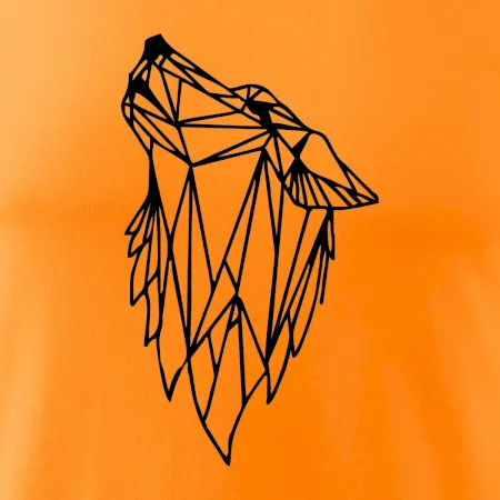 Geometrie - vlk - vyjící
