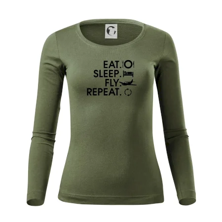 Eat sleep fly repeat