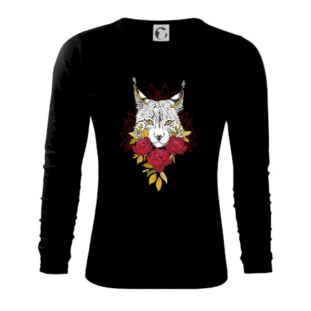 Rys s červenými růžemi  (Pecka design)