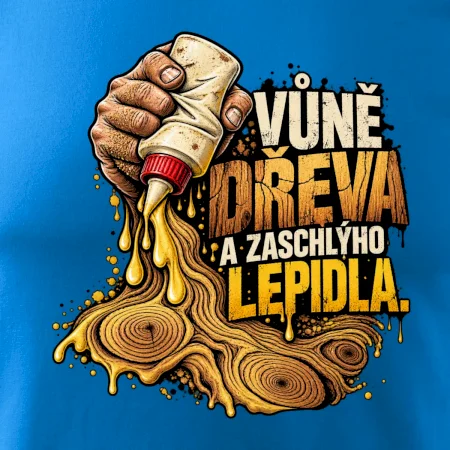 Vůně dřeva a zaschlýho lepidla - kapající lepidlo a letokruhy