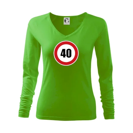 Dopravní značka - omezení rychlosti 40