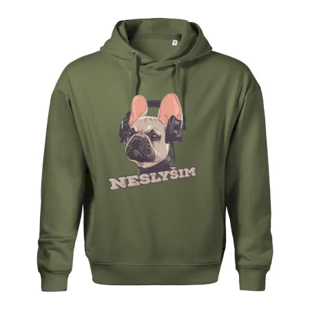 Francouzský buldoček neslyším