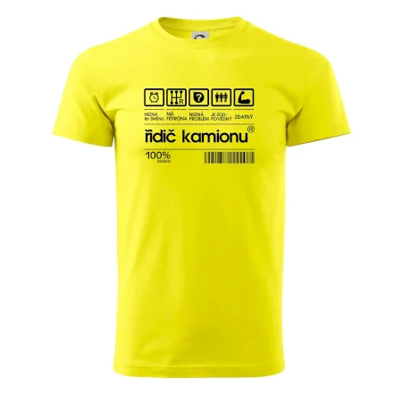 Čárový kód řidič kamionu