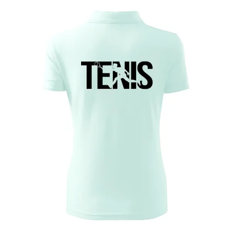 Tenis nápis silueta