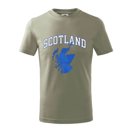 Scotland nápis s mapou