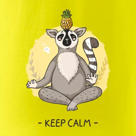 Yoga - keep calm kreslený