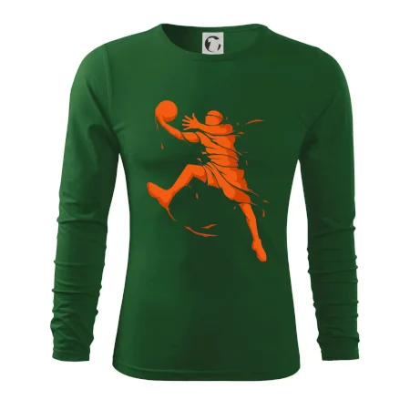 Basketball player splash