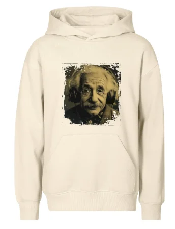 Albert se sluchátky