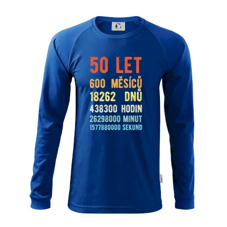 Narozeniny 50 přepočet času