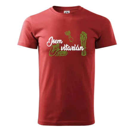 Jsem vitarián - nápis