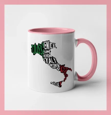 Mapy - názvy měst - Italie