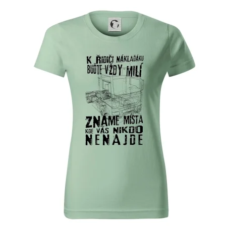 K řidiči náklaďáku buďte vždy milý