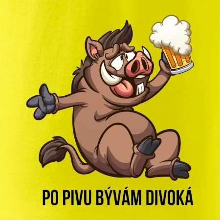 Po pivu bývám divoká