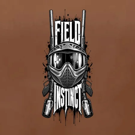 Černobílá maska field instinct paintball