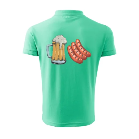 Pivo a klobása