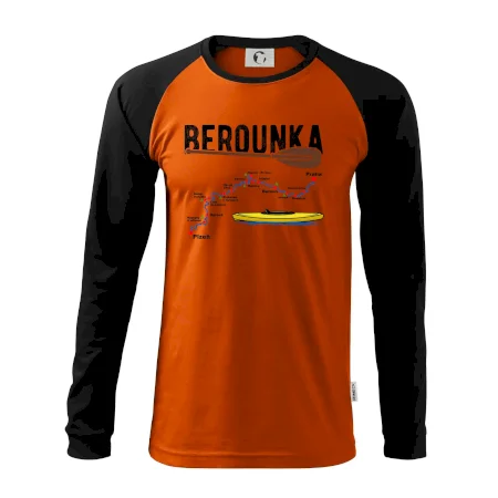 Mapa řeky Berounky