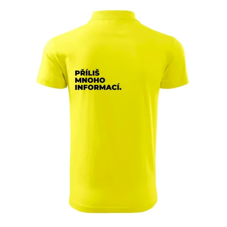 PŘÍLIŠ MNOHO INFORMACÍ.