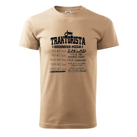 Traktorista hodinová mzda
